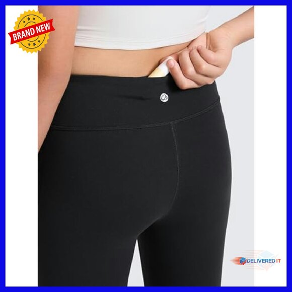 Girls Butterlift Yoga Leggings - No Front Seam - High Rise - Athletic - Picture 5 of 5